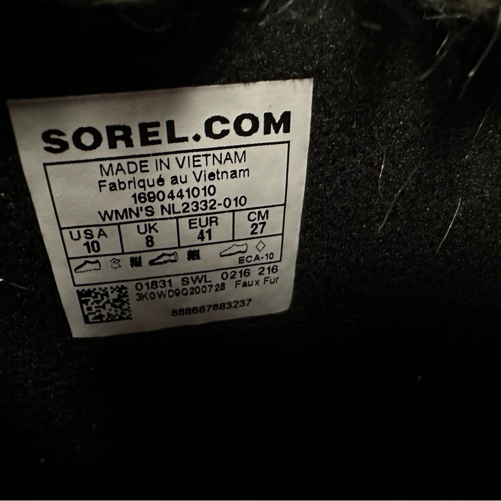 SOREL size 10 winter boots - Picture 5 of 6